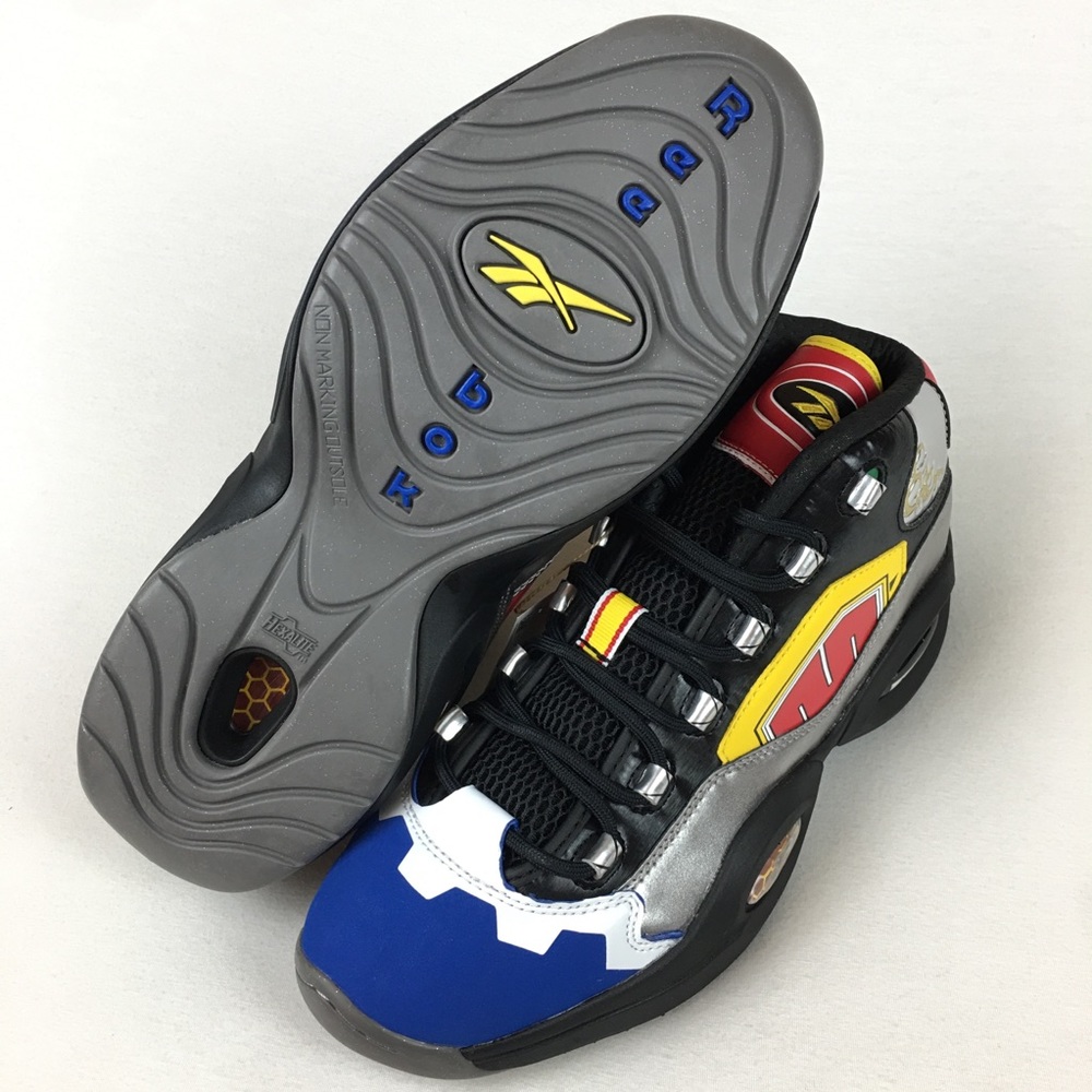 Reebok x Power Rangers Question Mid Megazord Allen Iverson Men 8|9|10|10.5 new - Picture 5 of 11